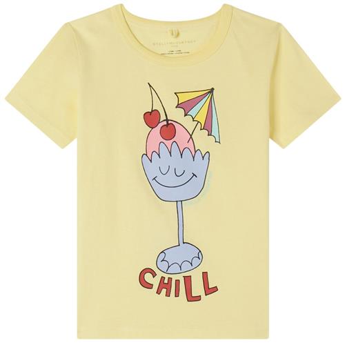 Stella McCartney Kids T-shirt Med Tryk Gul | Gul | 4 years