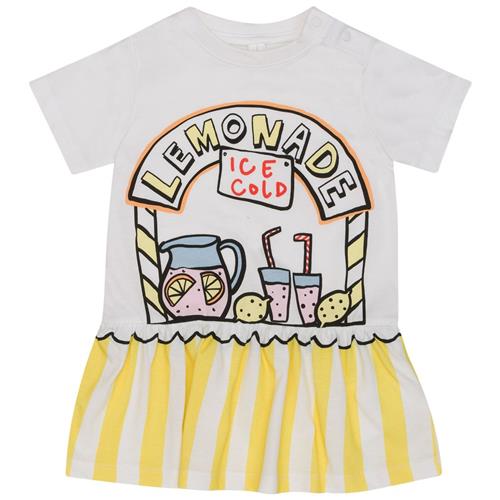 Se Stella McCartney Kids Baby-kjole Med Tryk Hvid | Hvid | 9 months ved Babyshop