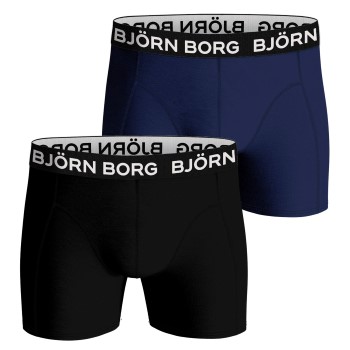 Björn Borg Bjorn Borg Bamboo Cotton Blend Boxer 2P Sort/Blå Medium Herre