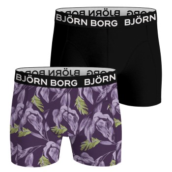 Björn Borg Bjorn Borg Bamboo Cotton Blend Boxer 2P Violet/Sort X-Large Herre