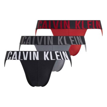 Calvin Klein 3P Intense Power Cotton Jock Strap Flerfarvet bomuld Large Herre