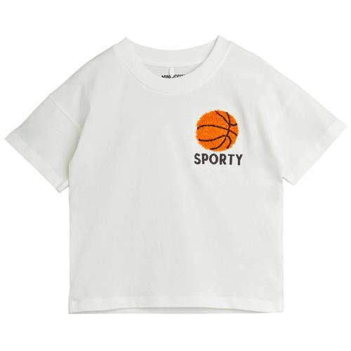 Mini Rodini GOTS Basketball T-shirt Hvid | Hvid | 92/98 cm