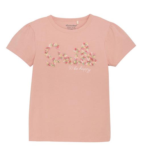 Se Minymo Minymo T-shirt - Peach Beige ved KidsWorld