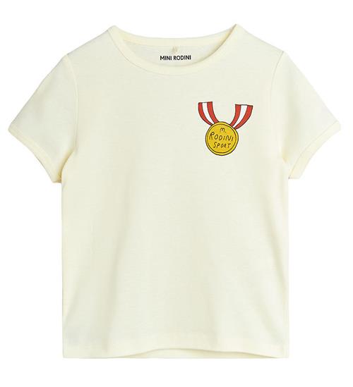 Mini Rodini Mini Rodini T-shirt - Medal - Hvid