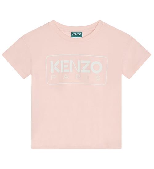 Kenzo Kenzo T-shirt - Veiled Pink m. Hvid