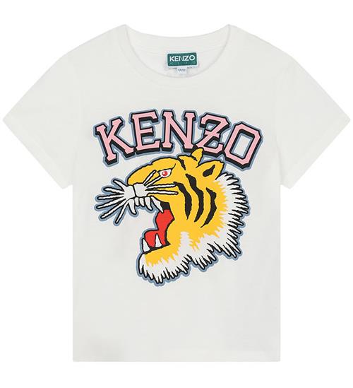 Kenzo Kenzo T-shirt - Ivory m. Tiger