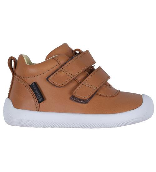 Se Bundgaard Begyndersko - The Walk Strap Sporty Tex - Cognac ved KidsWorld