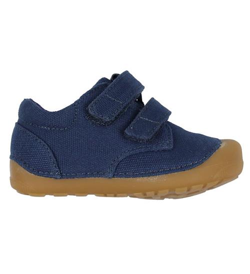 Se Bundgaard Begyndersko - Petit Strap - Navy Canvas ved KidsWorld