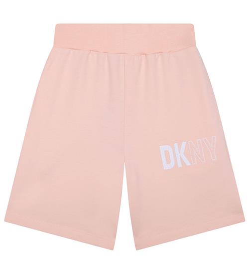 DKNY Sweatshorts - Rosa m. Hvid