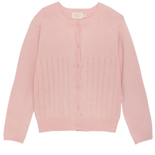 Creamie Cardigan I Pointelle Peachskin 86 cm  Lyserød  86 cm  kvinde