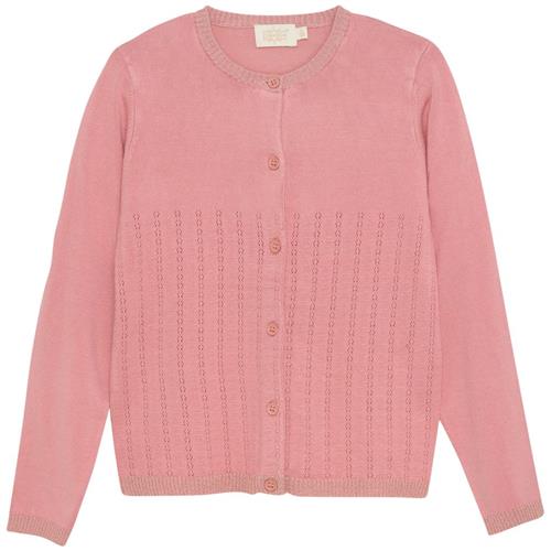 Se Creamie Cardigan I Pointelle Brandied Apricot | Lyserød | 92 cm ved Babyshop