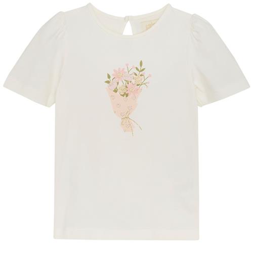 Creamie GOTS T-shirt Med Tryk Cloud | Hvid | 92 cm