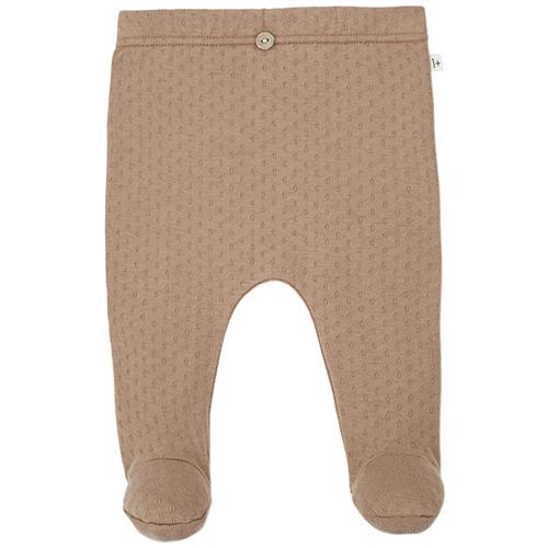 Se 1+ in the family Naina Footed Leggings Clay | Beige | 0 months ved Babyshop