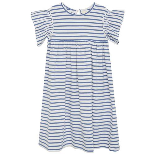 Creamie GOTS Stribet Kjole Colony Blue 92 cm  Blå  92 cm  kvinde