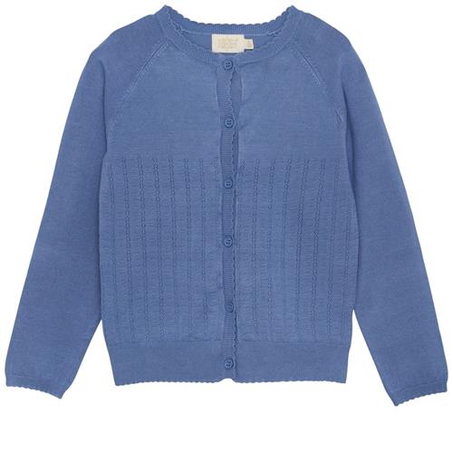 Creamie Cardigan I Pointelle Colony Blue | Blå | 98 cm