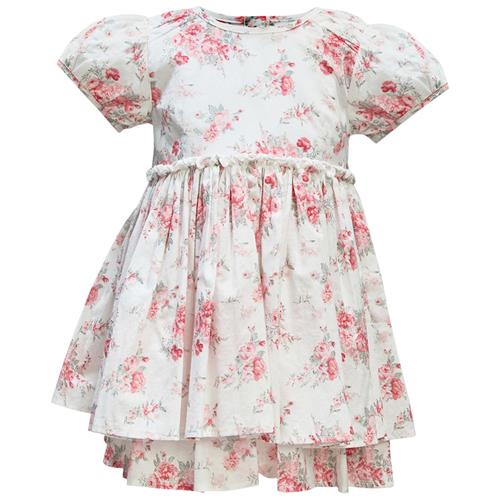 Se Bardot Junior Lani Mini Blomstret Kjole Wild Rose | Hvid | 12-18 months ved Babyshop