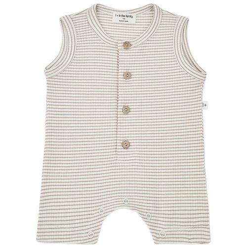 1+ in the family Pino Romper Clay/Ivory |  | 1 months