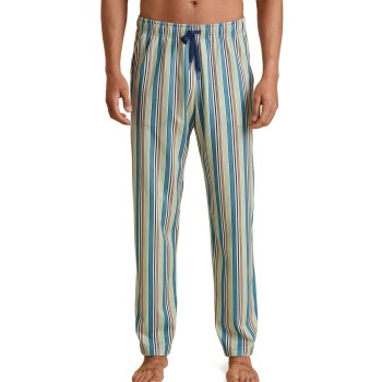 Calida Remix Sleep Weekend Pants Blå/Brun bomuld Small Herre