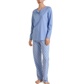 Se Calida Shell Nights Pyjamas Lyseblå bomuld Medium Dame ved Timarco