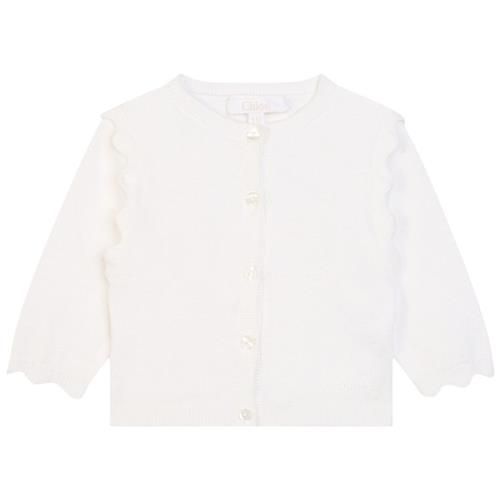 Se Chloé Cardigan Naturhvid |  | 9 months ved Babyshop