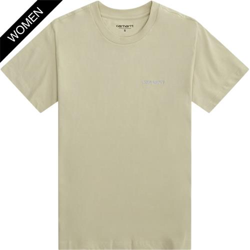 Carhartt Women W Script Embroidery T-shirt I032293 Beryl