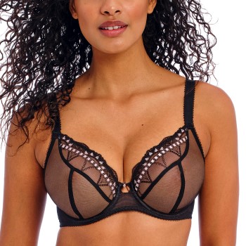 Freya Bh Loveland UW Plunge Bra Sort E 75 Dame