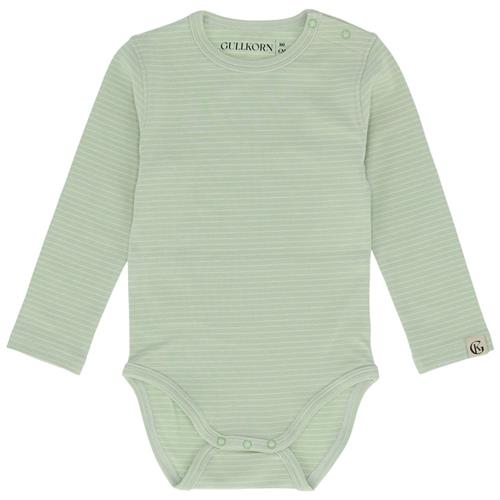 Se Gullkorn Design Villvette Babybody Havgrøn | Grønn | 80 cm ved Babyshop