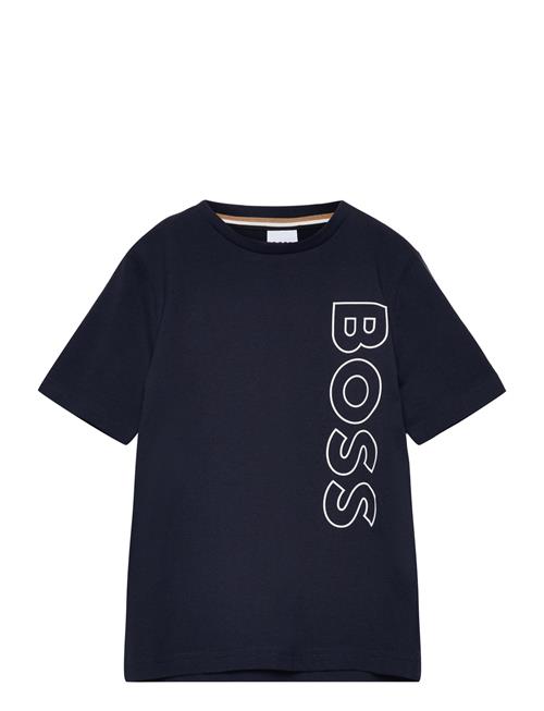 Se BOSS Short Sleeves Tee-Shirt BOSS Navy ved Booztlet