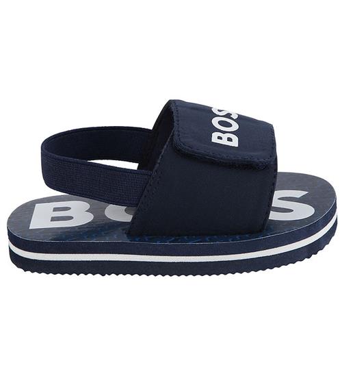 BOSS BOSS Sandaler - Navy m. Hvid