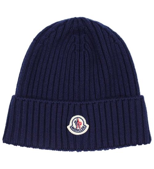 Moncler Moncler Strikhue - Uld - Navy