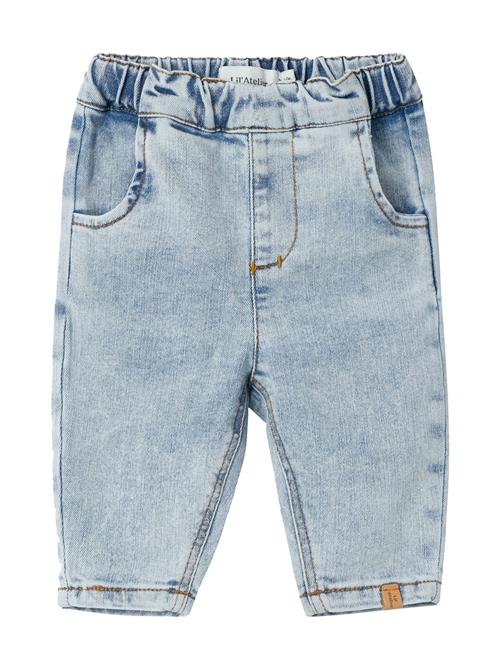 Se Lil'Atelier Nbmben Tapered Jeans 4412-Lo Lil Noos Lil'Atelier Blue ved Booztlet