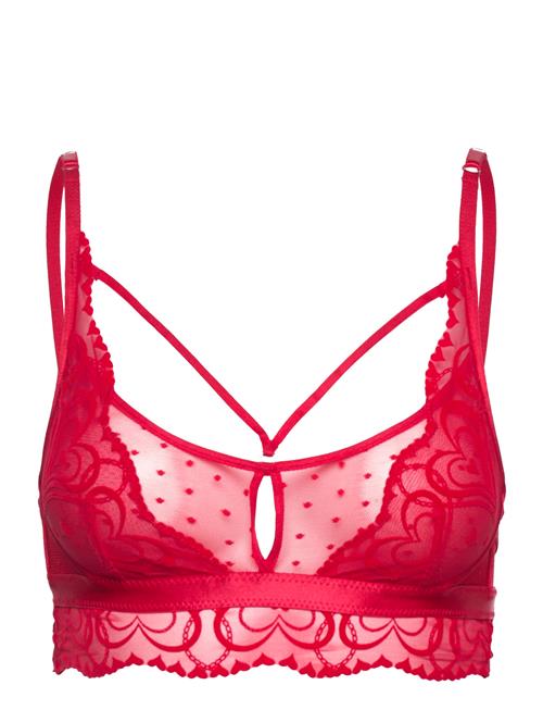 Se Hunkemöller Pippa Bralette Hunkemöller Red ved Booztlet