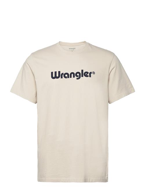 Logo Tee Wrangler Cream