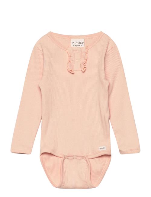 Body Ls Rib Minymo Pink