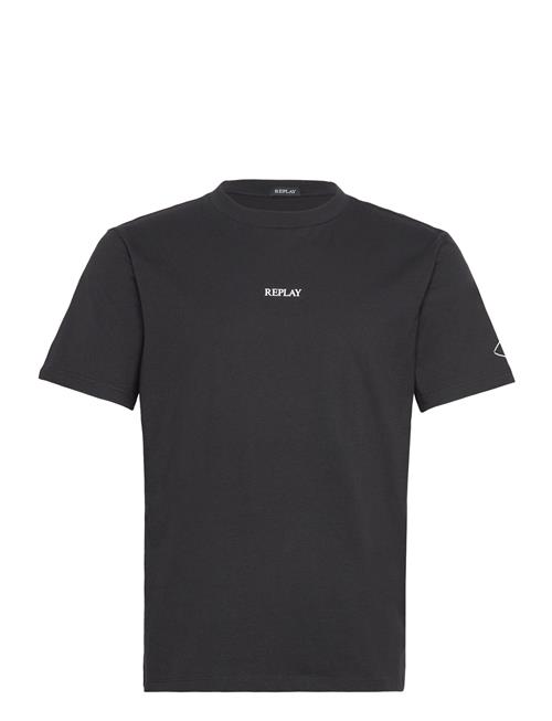 Se Replay T-Shirt Regular Replay Black ved Booztlet