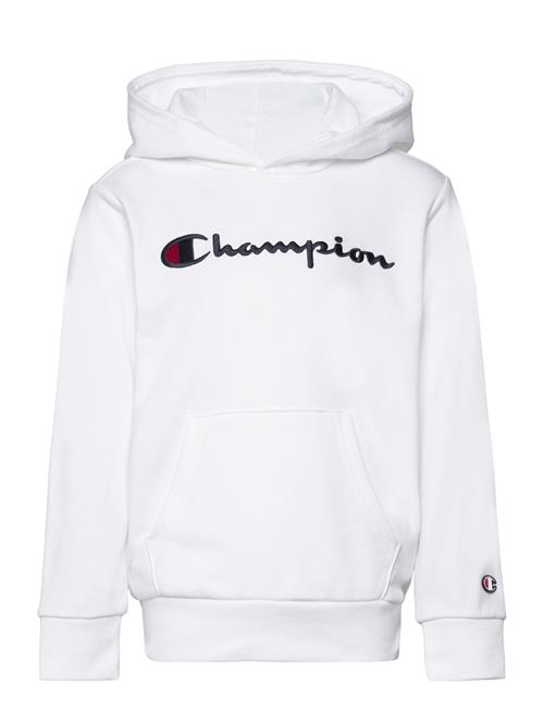 Se Champion Hooded Sweatshirt Champion White ved Booztlet