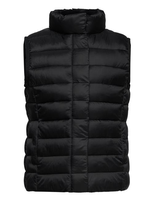 Se Mango Quilted Gilet Mango Black ved Booztlet