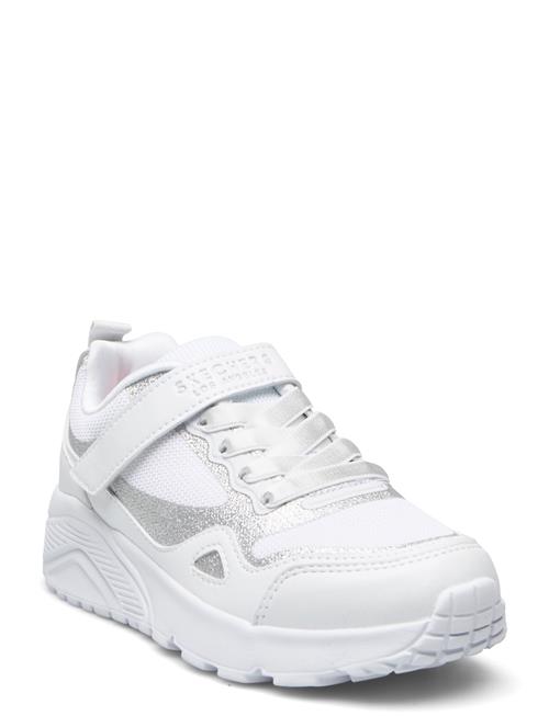 Girls Uno Lite Skechers White