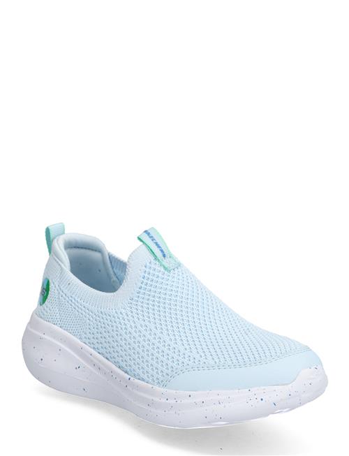 Girls Gorun Fast - Beautiful Planet - Opm Skechers Blue