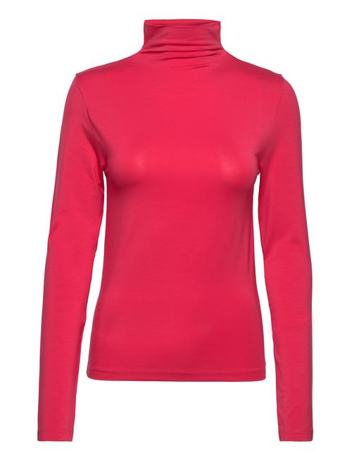 Se Les Coyotes De Paris Mock Neck Top Les Coyotes De Paris Pink ved Booztlet