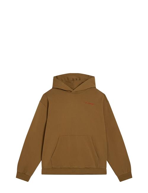 Se J. Lindeberg Karson Graphic Hoodie J. Lindeberg Brown ved Booztlet