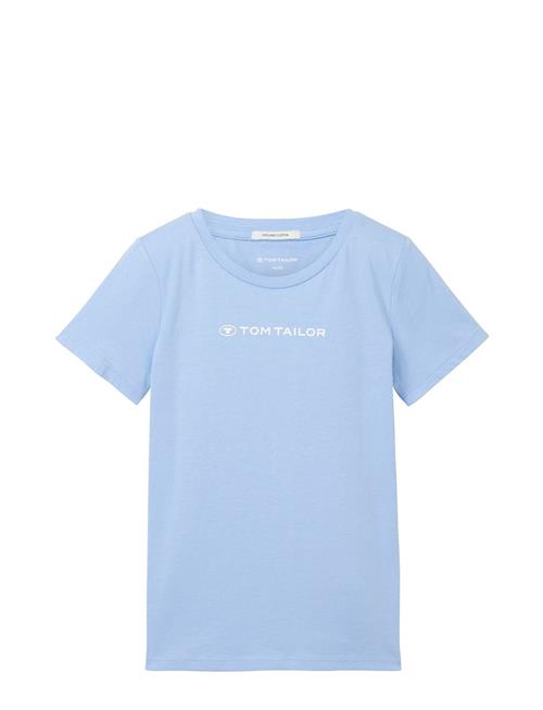 Se Tom Tailor Logo T-Shirt Tom Tailor Blue ved Booztlet