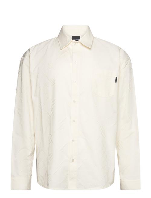 Daily Paper Housni Ls Shirt Repatch Monogram Daily Paper White