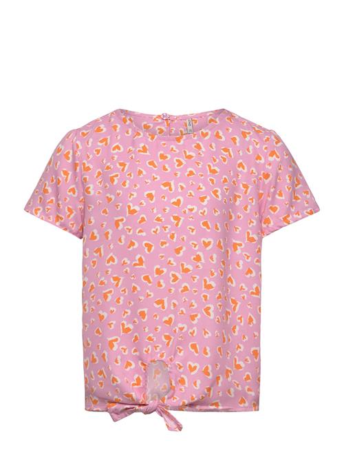 Kids Only Kogpalma Knot S/S Top Ptm Kids Only Pink