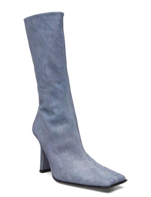 Se MIISTA Noor Denim Boots MIISTA Blue ved Booztlet