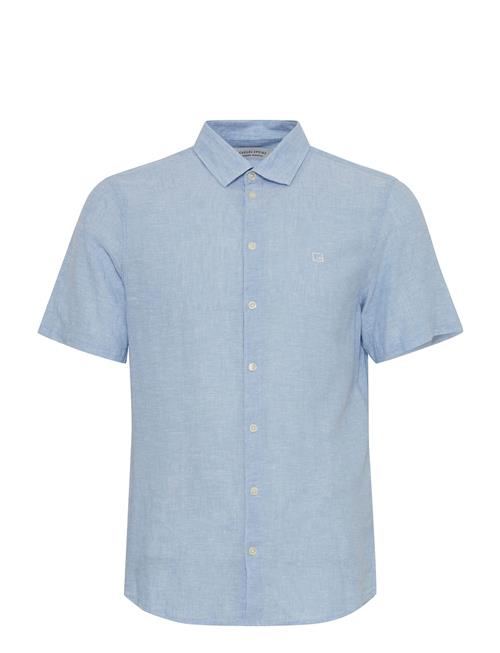 Casual Friday Cfaksel Ss Linen Mix Shirt Casual Friday Blue