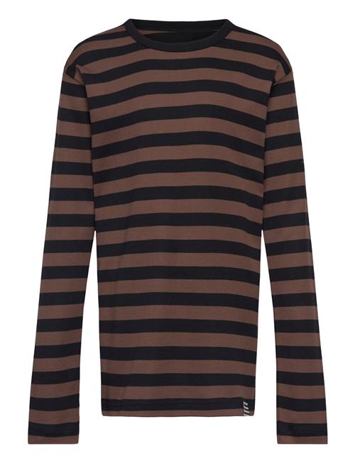 Mads Nørgaard Midi Rib Tobino Tee Ls Mads Nørgaard Brown