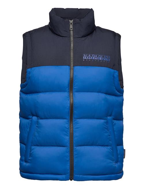 Se Napapijri K A-Hornelen Vest Blue Classic Napapijri Blue ved Booztlet