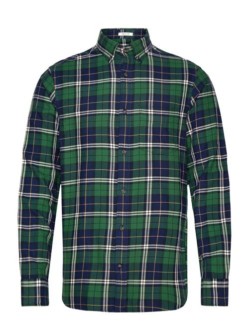 GANT Reg Flannel Check Shirt GANT Green