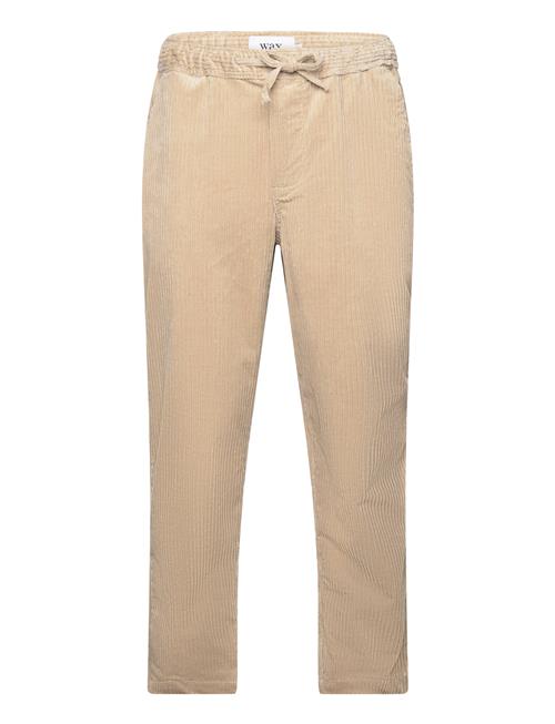 Se Wax London Kurt Trouser Wax London Cream ved Booztlet